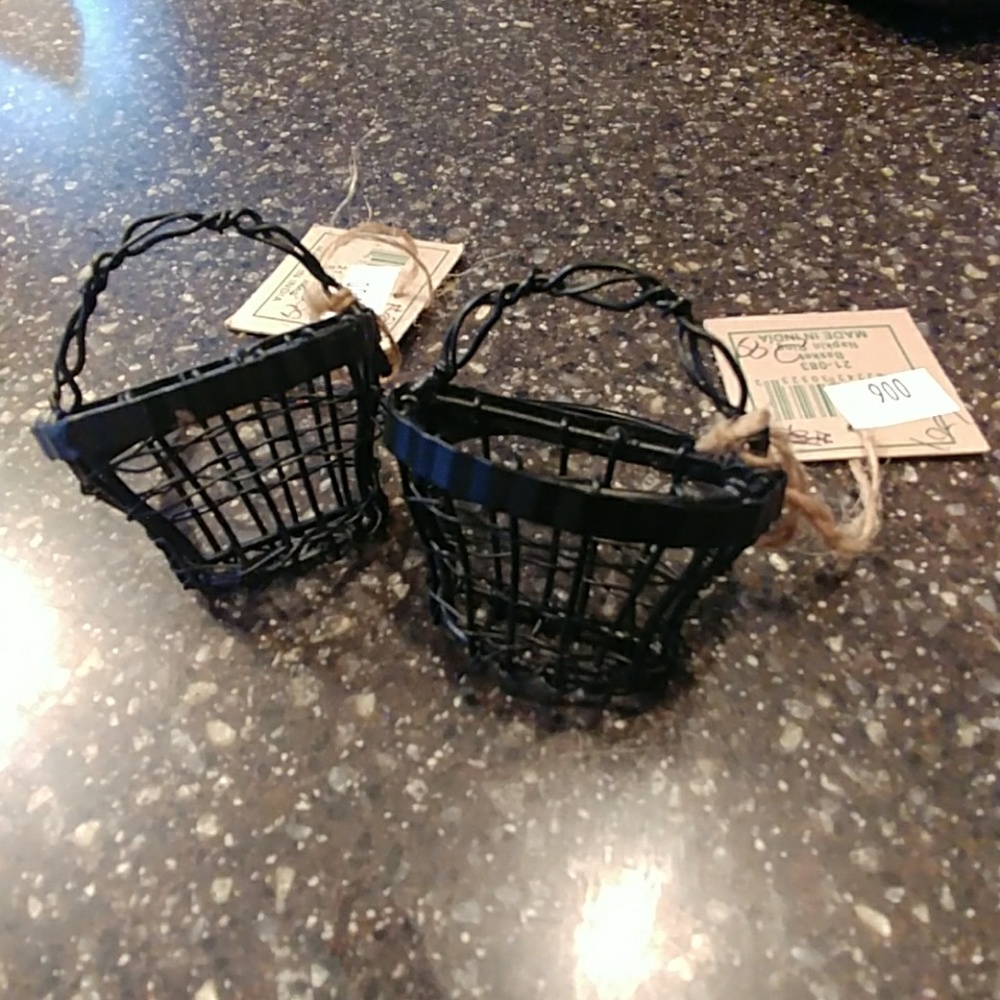 2Primative Napkins Holders NWT